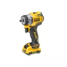 DEWALT mașină de găurit cu acumulator cu cap înlocuibil 12 V (2 x 3,0 Ah baterie + încărcător + TSTAK) DCD703L2T