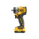 DEWALT mașină de găurit cu acumulator cu cap înlocuibil 12 V (2 x 3,0 Ah baterie + încărcător + TSTAK) DCD703L2T