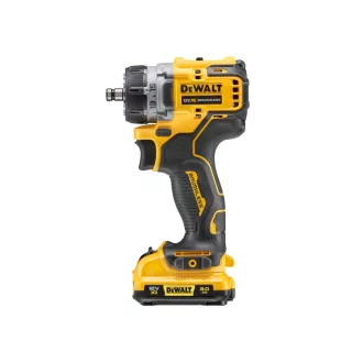   DEWALT mașină de găurit cu acumulator cu cap înlocuibil 12 V (2 x 3,0 Ah baterie + încărcător + TSTAK) DCD703L2T