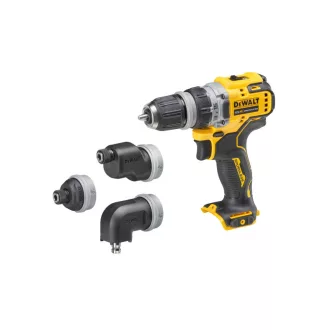   DEWALT mașină de găurit cu acumulator cu cap înlocuibil 12 V (fără baterie + încărcător, TSTAK) DCD703NT