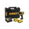 DEWALT Mașină de găurit și înșurubat cu acumulator, 18 V, fără perii, 65 Nm (2 x acumulatori 2,0 Ah + încărcător + TSTAK)
