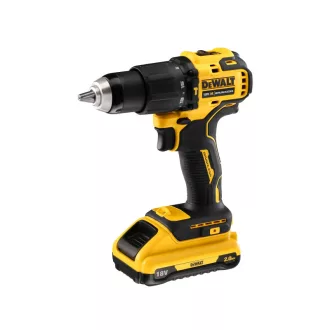   DEWALT Mașină de găurit cu percuție cu acumulator 18 V fără perie de cărbune (2 x 2,0 Ah baterie + încărcător + TSTAK) DCD709D2T