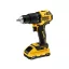 DEWALT Mașină de găurit cu percuție cu acumulator 18 V fără perie de cărbune (2 x 2,0 Ah baterie + încărcător + TSTAK) DCD709D2T