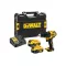 DEWALT Mașină de găurit cu percuție cu acumulator 18 V fără perie de cărbune (2 x baterie de 5,0 Ah + încărcător + TSTAK) DCD709P2T