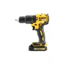 DEWALT Mașină de găurit cu percuție cu acumulator 18 V fără perie de cărbune (2 x baterie de 1,5 Ah + încărcător + TSTAK) DCD778S2T