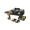DEWALT mașină de găurit cu acumulator 18 V fără perie de cărbune (2 x baterie de 3,0 Ah + încărcător + TSTAK) DCD791L2T