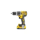 DEWALT Mașină de găurit cu percuție fără acumulator 18 V fără perie de cărbune (2 x baterie de 2,0 Ah + încărcător) DCD796D2