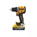 DEWALT mașină de găurit cu acumulator 18 V fără perie de cărbune (2 x 5,0 Ah baterie + încărcător + TSTAK) DCD800H2T