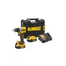 DEWALT mașină de găurit cu acumulator 18 V fără perie de cărbune (2 x 5,0 Ah baterie + încărcător + TSTAK) DCD800P2T