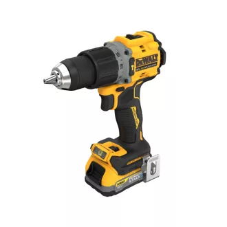   DEWALT mașină de găurit cu acumulator 18 V fără perie de cărbune (2 x 1,7 Ah baterie + încărcător + TSTAK) DCD805E2T