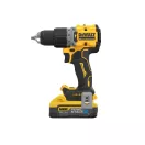 DEWALT mașină de găurit cu acumulator 18 V fără perie de cărbune (2 x baterie de 5,0 Ah + încărcător + TSTAK) DCD805H2T