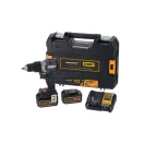 DEWALT/McLaren Bormașină cu percuție și șurubelniță cu acumulator 18 V 90 Nm (2 x acumulator 5,0 Ah + încărcător + TSTAK)
