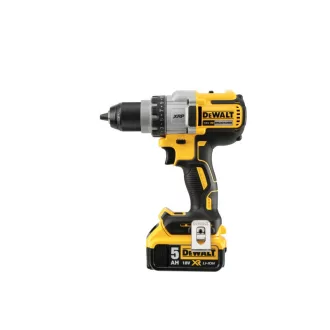   DEWALT mașină de găurit cu acumulator 18 V fără perie de cărbune (2 x baterie de 5,0 Ah + încărcător) DCD991P2
