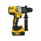 DEWALT Mașină de găurit cu percuție cu acumulator 18 V fără perie de cărbune (2 x baterie de 5,0 Ah + încărcător) DCD996P2