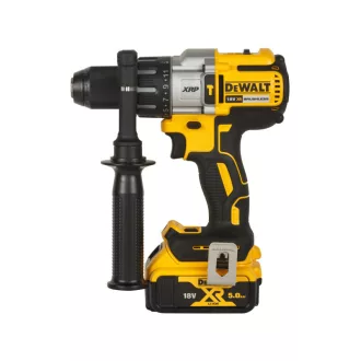   DEWALT Mașină de găurit cu percuție cu acumulator 18 V fără perie de cărbune (3 x baterie de 5,0 Ah + încărcător) DCD996P3