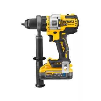   DEWALT Mașină de găurit cu percuție cu acumulator 18-54 V perie de cărbune n. 126 Nm (2 baterii de 5,0 Ah + încărcător + TSTAK)