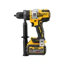 DEWALT Mașină de găurit cu percuție cu acumulator 18-54 V fără perie de cărbune (1 x baterie de 6,0 Ah + încărcător) DCD999T1