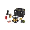 DEWALT Laser rotativ cu auto-aliniere fără fir 18 V (roșu) (1 x baterie de 2,0 Ah + încărcător + TSTAK) DCE074D1R