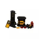 DEWALT Laser rotativ cu auto-aliniere fără fir 18 V (roșu) (1 x baterie de 2,0 Ah + încărcător + TSTAK) DCE074D1R