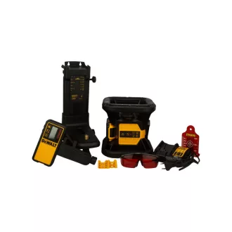   DEWALT Laser rotativ cu auto-aliniere fără fir 18 V (roșu) (1 x baterie de 2,0 Ah + încărcător + TSTAK) DCE074D1R