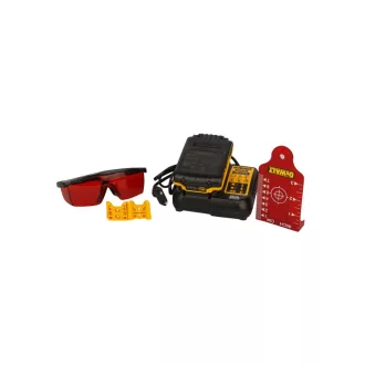   DEWALT Laser rotativ cu auto-aliniere fără fir 18 V (roșu) (1 x baterie de 2,0 Ah + încărcător + TSTAK) DCE074D1R