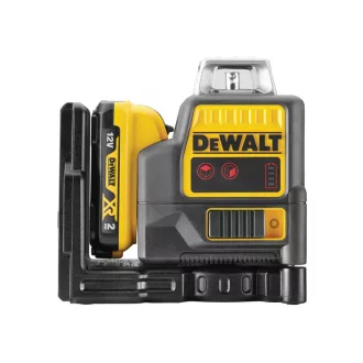   DEWALT Laser cu linie încrucișată fără fir 18 V (roșu) (1 x baterie de 2,0 Ah + încărcător) DCE0811D1R