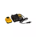DEWALT Laser cu 3 planuri fără fir 10,8-12 V (verde) (1 x baterie de 2,0 Ah + încărcător) DCE089D1G