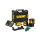 DEWALT Laser cu linie încrucișată fără fir 12-18 V (verde) (1 x baterie de 2,0 Ah + încărcător) DCE089D1G18