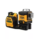 DEWALT Laser cu linie încrucișată fără fir 12-18 V (verde) (1 x baterie de 2,0 Ah + încărcător) DCE089D1G18