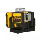 DEWALT Laser cu 3 planuri fără fir 10,8-12 V (roșu) (1 x baterie de 2,0 Ah + încărcător) DCE089D1R