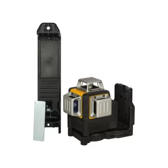   DEWALT Laser cu 3 planuri fără fir 10,8-12 V (roșu) (1 x baterie de 2,0 Ah + încărcător) DCE089D1R
