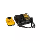 DEWALT Laser cu 3 planuri fără fir 10,8-12 V (roșu) (1 x baterie de 2,0 Ah + încărcător) DCE089D1R