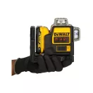 DEWALT Laser cu 3 planuri fără fir 10,8-12 V (roșu) (1 x baterie de 2,0 Ah + încărcător) DCE089D1R