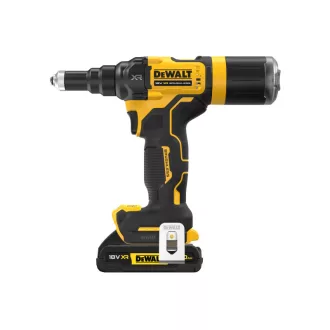   DEWALT Tragator suruburi cu popnit cu baterie, fără perii, 18 V (2 x 2,0 Ah baterie + încărcător, TSTAK)