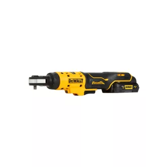   DEWALT Cheie cu clichet pe baterie 12 V 1/4" (1 x 2,0 Ah baterie + încărcător + insert PUR) DCF504L1G