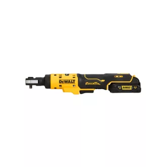   DEWALT Cheie cu clichet pe baterie 12 V 1/4" (1 x 2,0 Ah baterie + încărcător + insert PUR) DCF504L1G