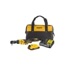 DEWALT Cheie cu clichet fără fir 18 V (1 x 2,0 Ah baterie + încărcător) DCF512D1