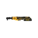 DEWALT Cheie cu clichet fără fir 18 V (1 x 2,0 Ah baterie + încărcător) DCF512D1G