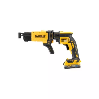   Șurubelniță DEWALT fără fir pentru gips-carton + magazie 18 V fără perie de cărbune (1 x baterie 1,7 Ah + TSTAK) DCF6