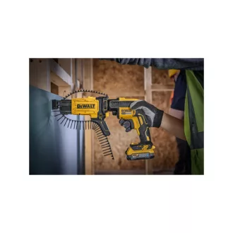   Șurubelniță DEWALT fără fir pentru gips-carton + magazie 18 V fără perie de cărbune (1 x baterie 1,7 Ah + TSTAK) DCF6