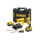 DEWALT Șurubelniță fără fir pentru gips-carton + magazie 18 V fără perie de cărbune (2 x 5,0 Ah+încărcător+TSTAK) DCF62
