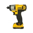 DEWALT șofer cu impact fără fir 10,8 V (2 x 2,0 Ah baterie + încărcător) DCF815D2
