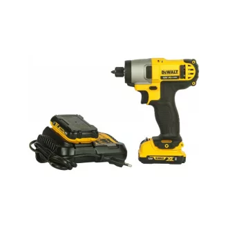   DEWALT șofer cu impact fără fir 10,8 V (2 x 2,0 Ah baterie + încărcător) DCF815D2