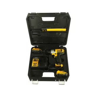   DEWALT șofer cu impact fără fir 10,8 V (2 x 2,0 Ah baterie + încărcător) DCF815D2