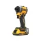 Șofer cu impact DEWALT 18 V fără perie de cărbune (2 x 2,0 Ah baterie + încărcător + TSTAK) DCF850D2T