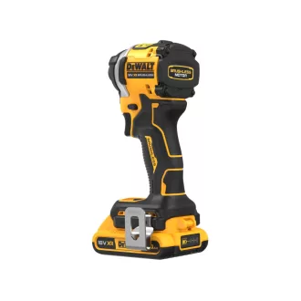   Șofer cu impact DEWALT 18 V fără perie de cărbune (2 x 2,0 Ah baterie + încărcător + TSTAK) DCF850D2T