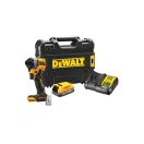 Șofer cu impact DEWALT 18 V fără perie de cărbune (1 x baterie de 1,7 Ah + încărcător + TSTAK) DCF850E1T