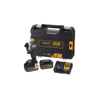   DEWALT/McLaren Surubelniță cu percuție cu baterie 18 V 208 Nm 1/4" (2 x 5,0 Ah baterie + încărcător + TSTAK)