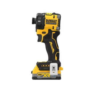   Șurubelnic cu percuție hidraulic pe baterie DEWALT 18V 1/4" 50 Nm în cutie (2 x 1,7 Ah baterie + încărcător)