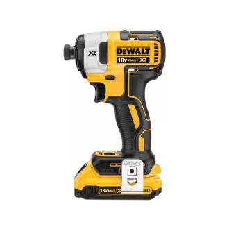   DEWALT Șurubelniță cu impact cu acumulator, 18 V, fără perii, 205 Nm (2 x acumulatori 2,0 Ah + încărcător) DCF887D2